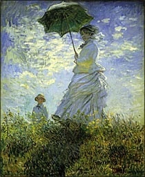 モネ　日傘の女性　モネ夫人と息子.jpg